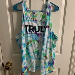 Tie dye Truly Hard Seltzer tank top